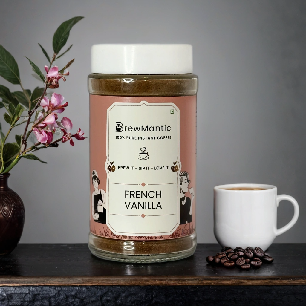 French Vanilla – 100% Pure Flavoured Instant Coffee