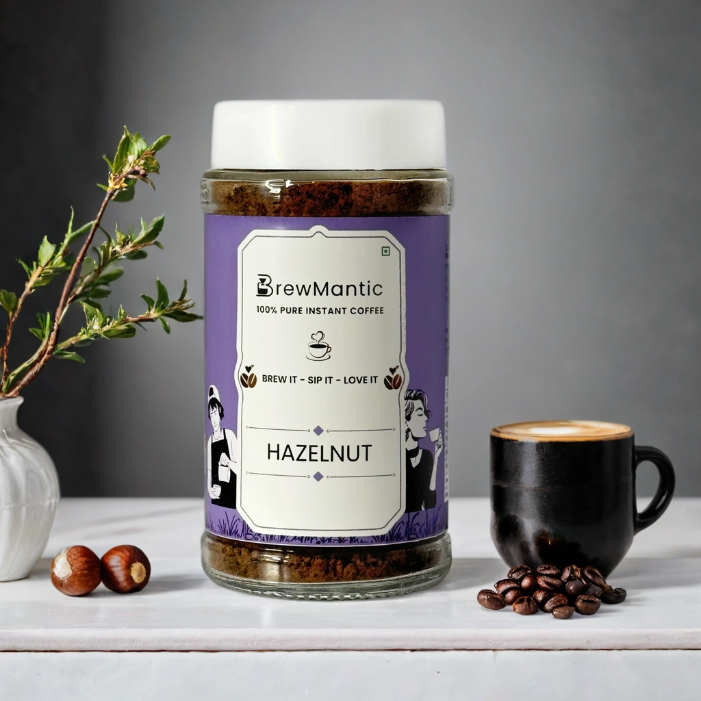 Hazelnut – 100% Pure Flavoured Instant Coffee
